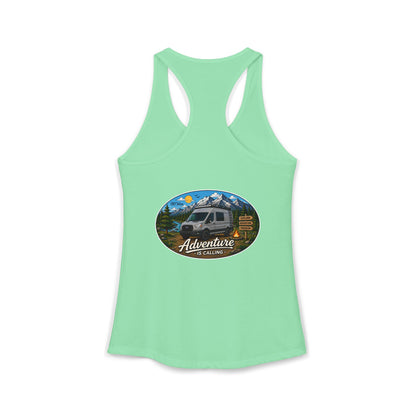 Ford Transit Merchandise Adventure is Calling Women's Ideal Racerback Tank