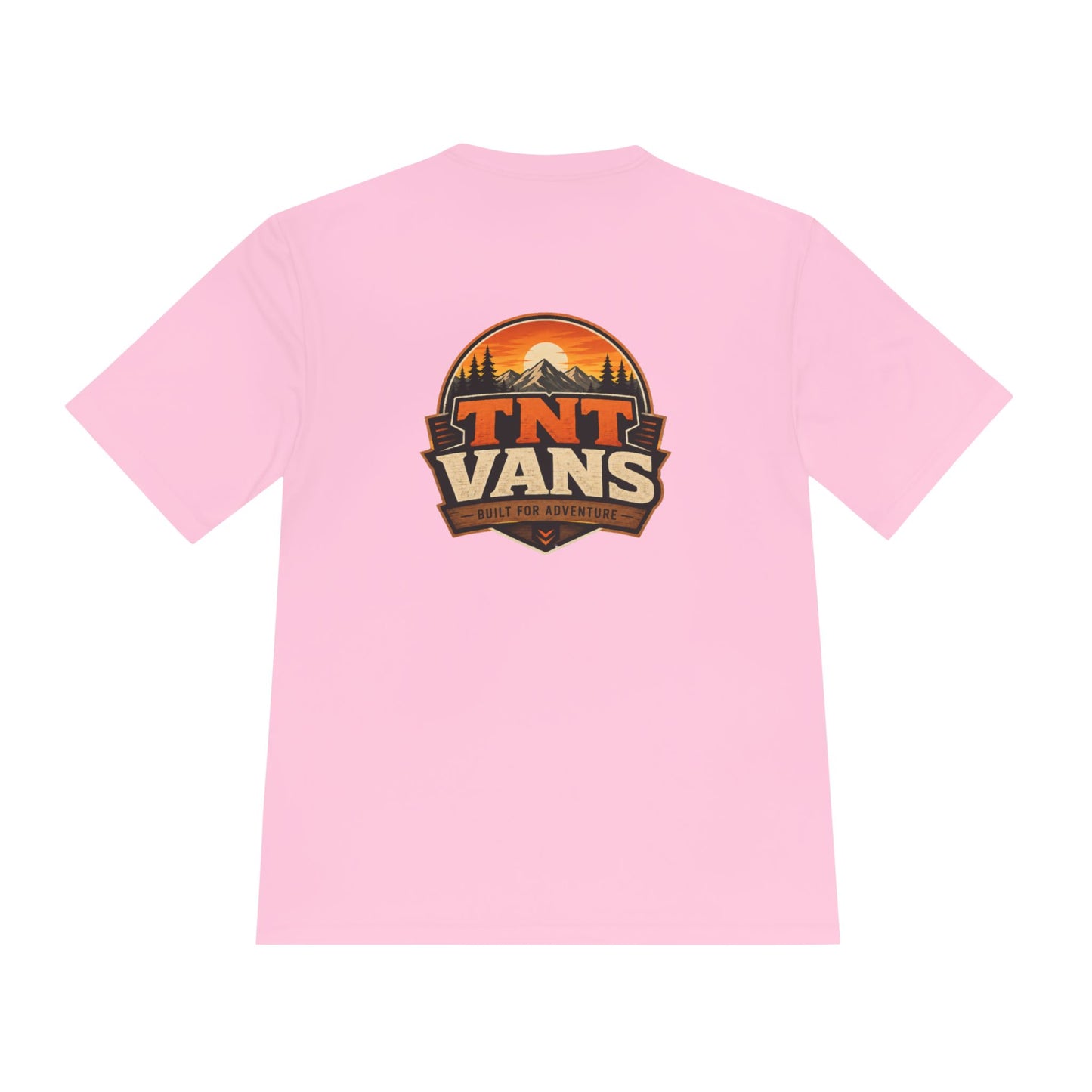 TNTvans Merchandise Built for Adventure Unisex Moisture Wicking Tee