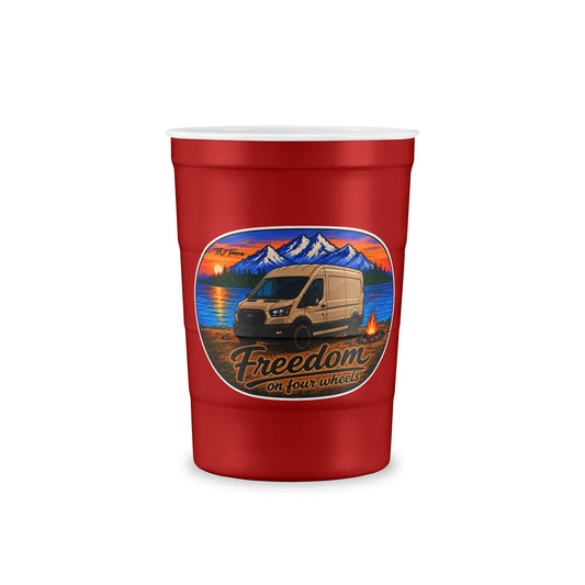 Ford Transit Merchandise Freedom on Four Wheels Recyclable Steel Cup