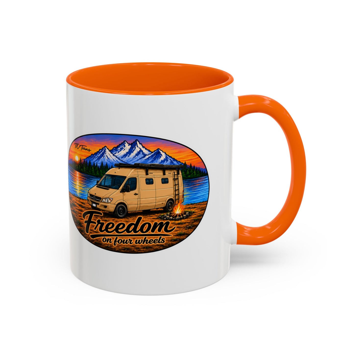 Sprinter T1N Freedom on Four Wheels Accent Coffee Mug (11, 15oz)