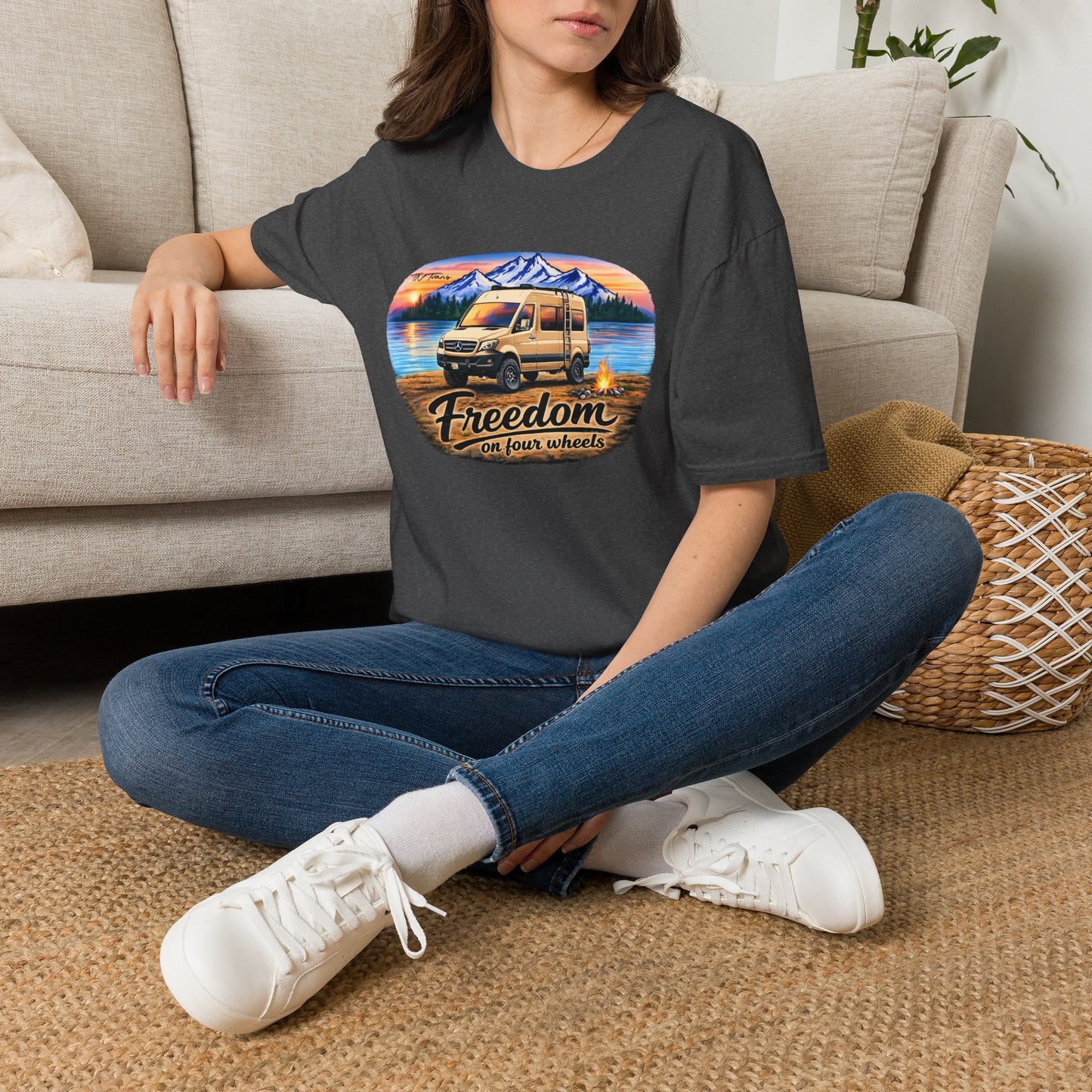 Mercedes Sprinter Van T-Shirt Freedom on Four Wheels