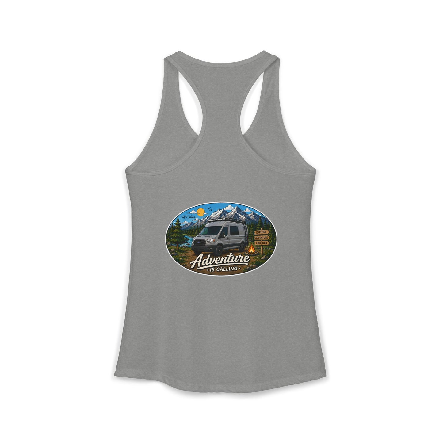 Ford Transit Merchandise Adventure is Calling Women's Ideal Racerback Tank