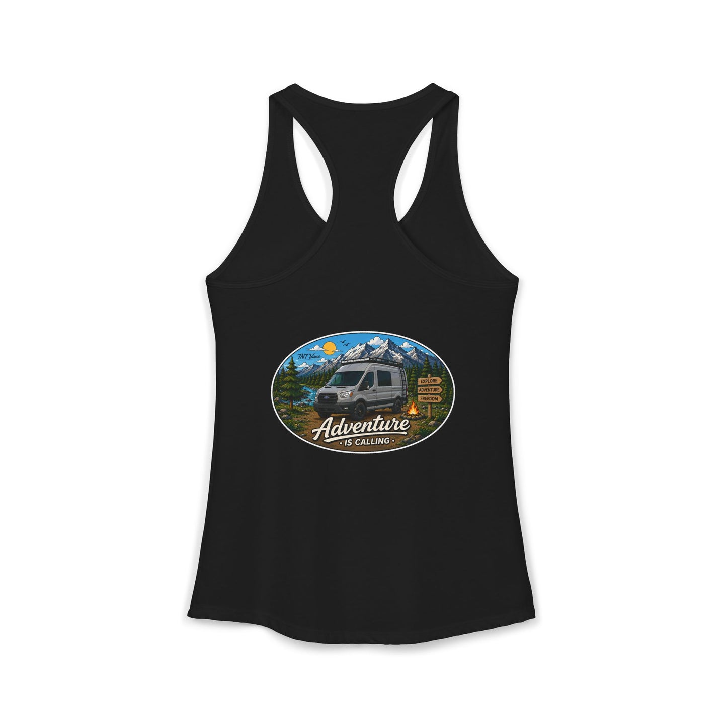Ford Transit Merchandise Adventure is Calling Women's Ideal Racerback Tank