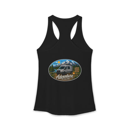 Ford Transit Merchandise Adventure is Calling Women's Ideal Racerback Tank