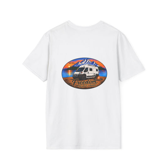 Ram ProMaster Merchandise Freedom on Four Wheels Unisex Softstyle T-Shirt