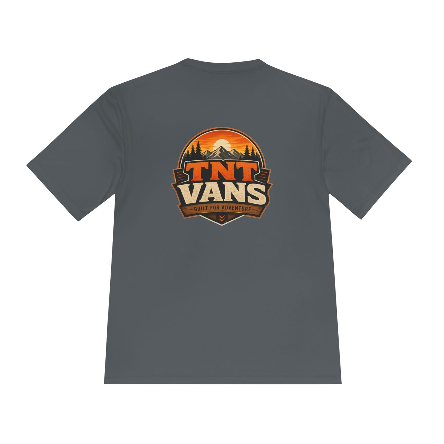 TNTvans Merchandise Built for Adventure Unisex Moisture Wicking Tee