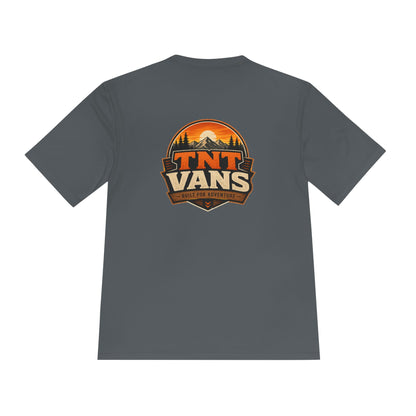 TNTvans Merchandise Built for Adventure Unisex Moisture Wicking Tee