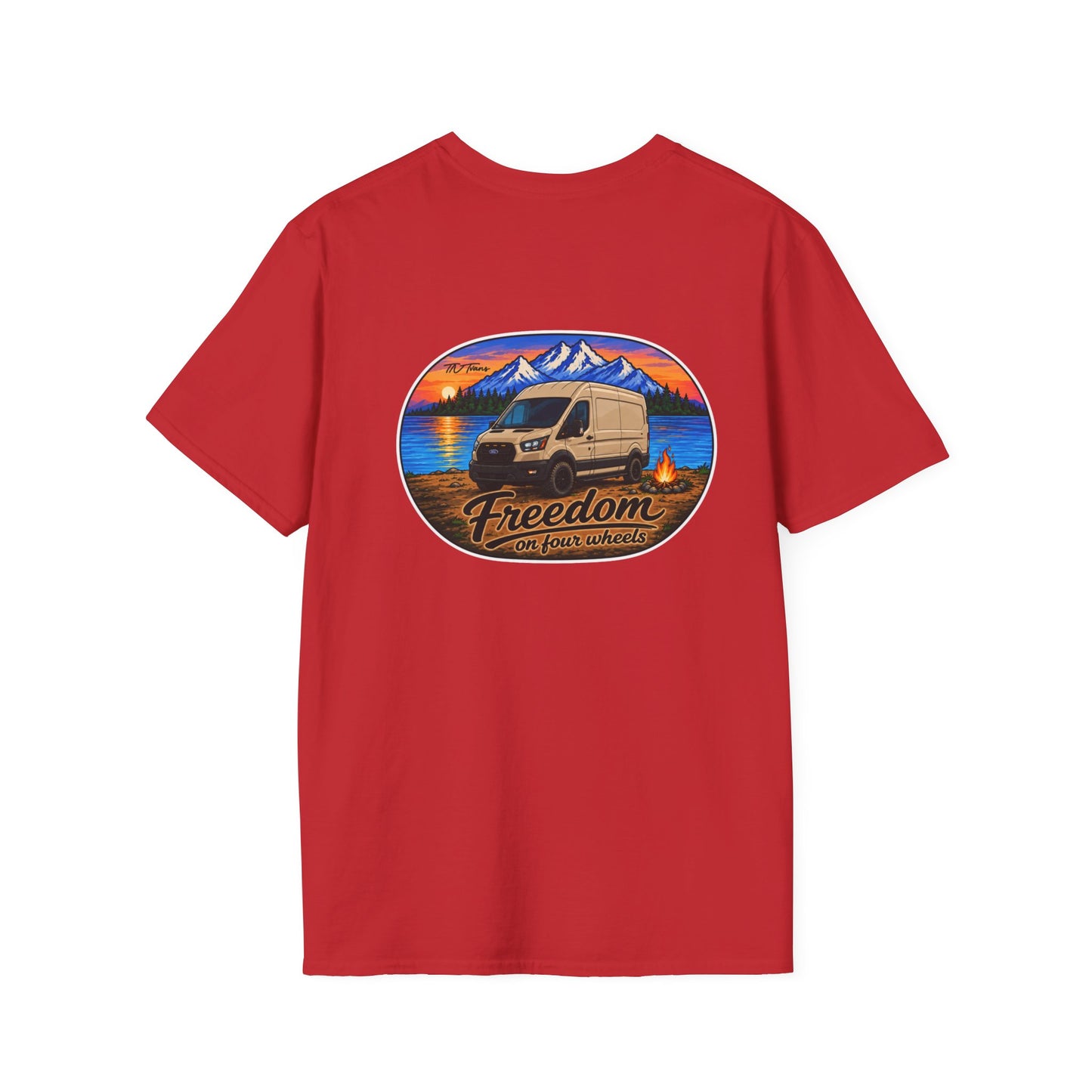 Ford Transit T-Shirt Freedom on Four Wheels