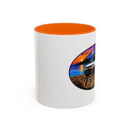 Chevy Express Freedom on Four Wheels Accent Coffee Mug (11, 15oz)