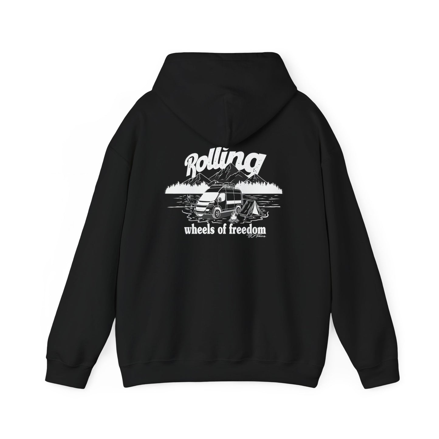 Ram ProMaster Wheels of Freedom Unisex Heavy Blend™ Hooded Sweatshirt
