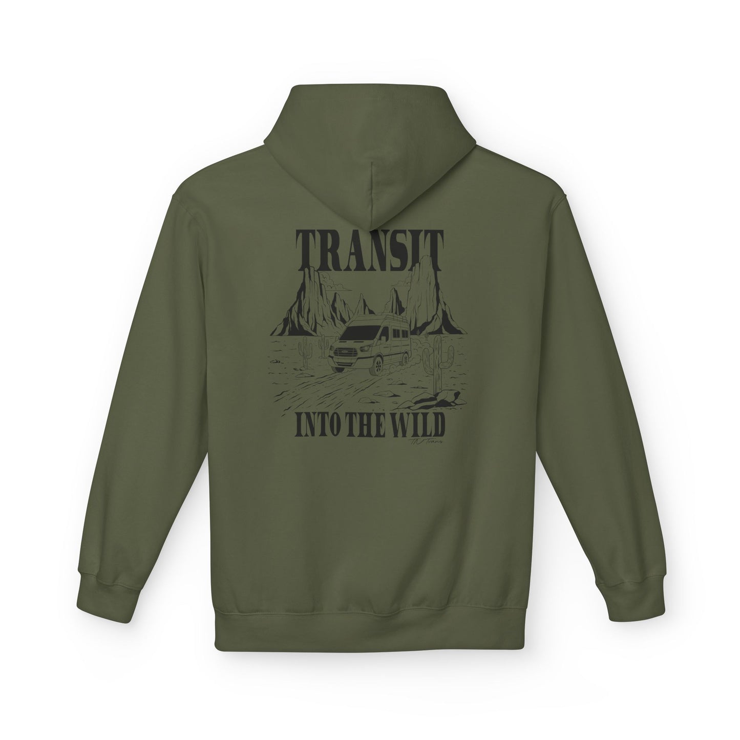 Ford Transit Merchandise Unisex Midweight Softstyle Fleece Hoodie