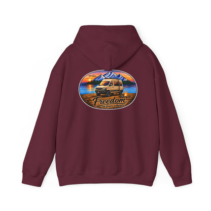 Mercedes Sprinter Merchandise Freedom on Four Wheels Unisex Heavy Blend™ Hooded Sweatshirt