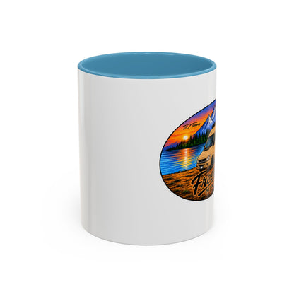 Sprinter T1N Freedom on Four Wheels Accent Coffee Mug (11, 15oz)