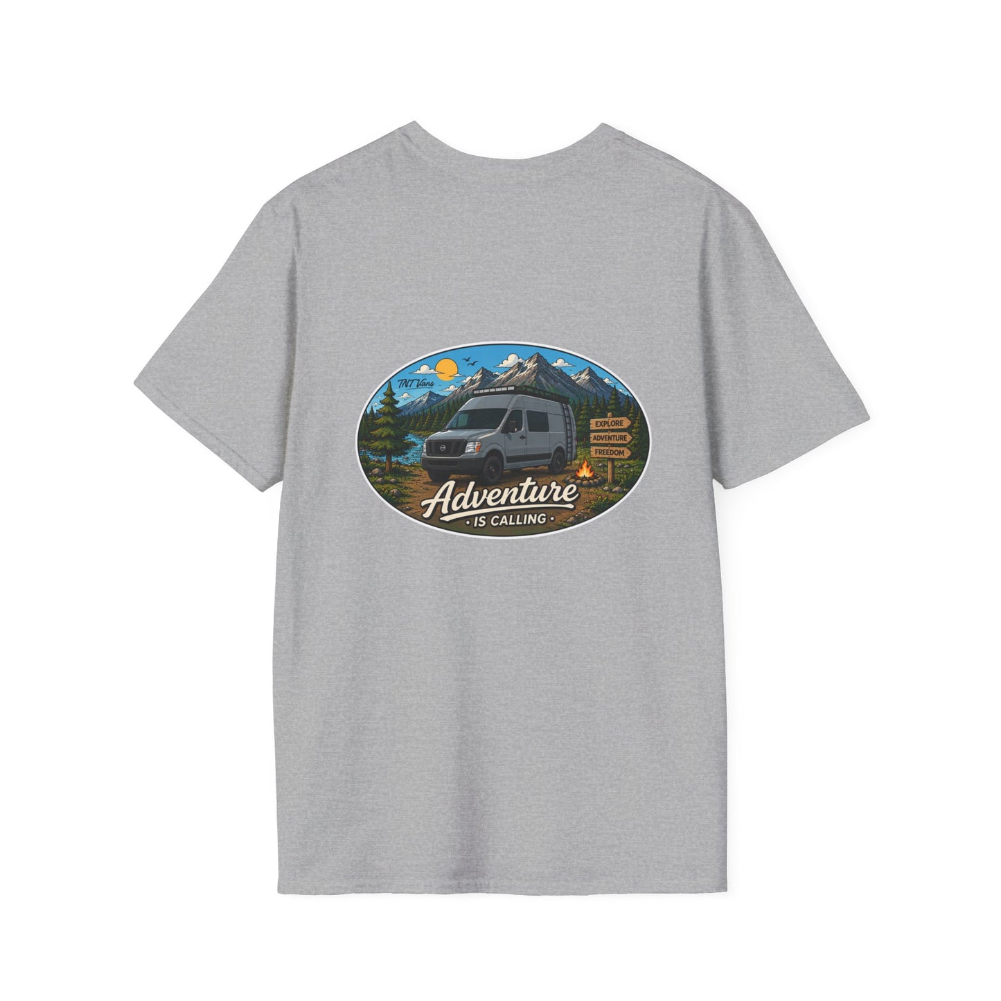 Nissan NV Merchandise Adventure is Calling Unisex Softstyle T-Shirt