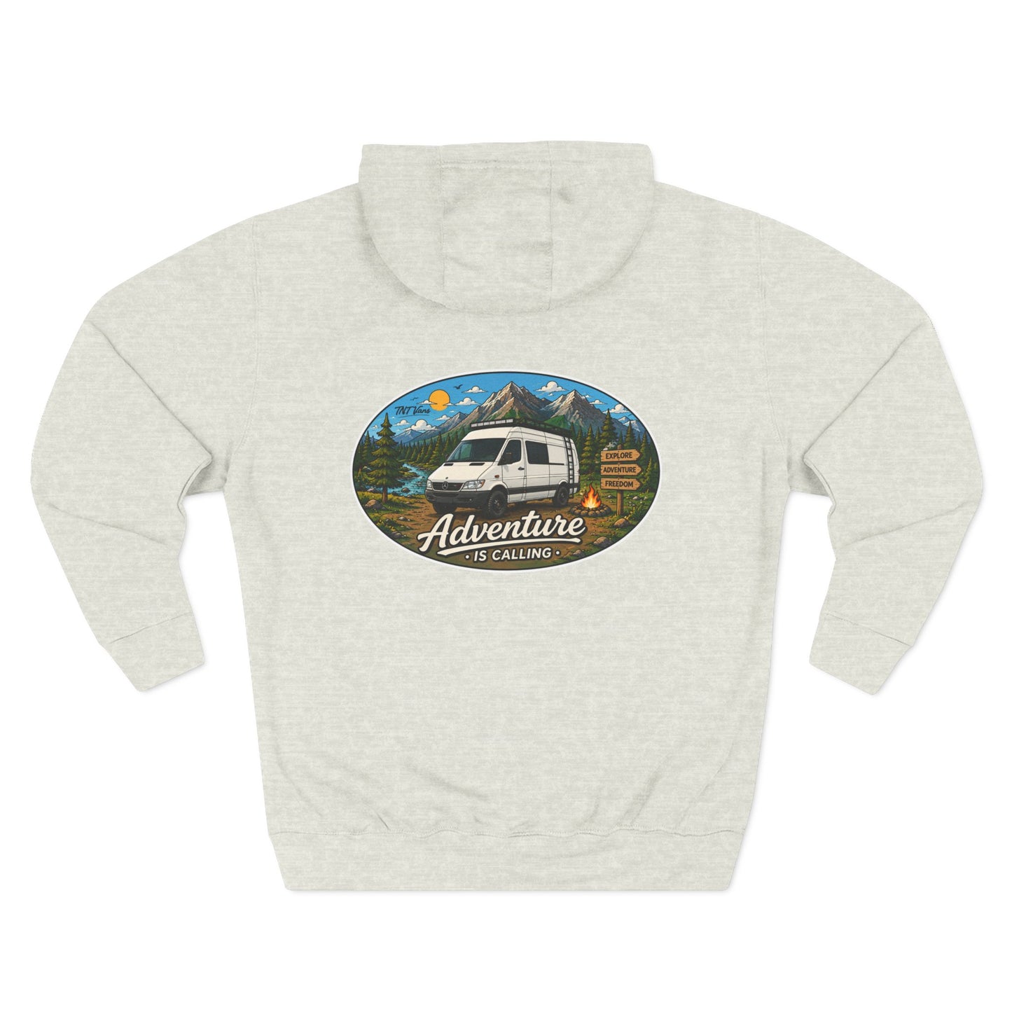 Sprinter T1N Merchandise Adventure is Calling Three-Panel Fleece Hoodie