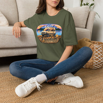 Mercedes Sprinter Van T-Shirt Freedom on Four Wheels