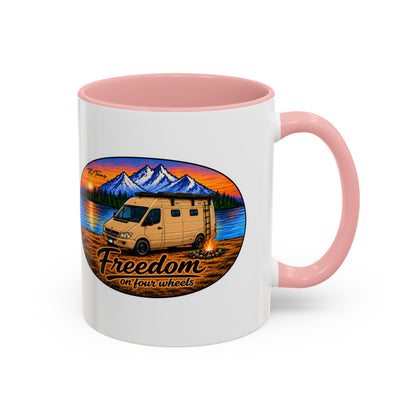 Sprinter T1N Freedom on Four Wheels Accent Coffee Mug (11, 15oz)