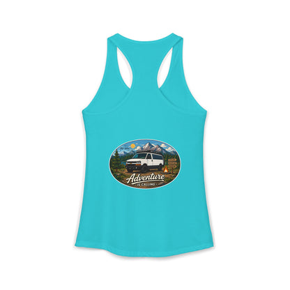 Chevy Express Merchandise Adventure is Calling Women's Ideal Racerback Tank