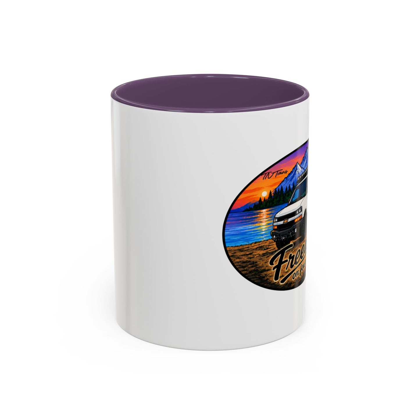 Chevy Express Freedom on Four Wheels Accent Coffee Mug (11, 15oz)