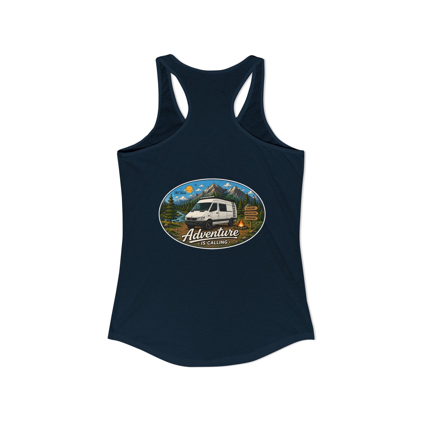 Sprinter T1N Merchandise Adventure is Calling Women's Ideal Racerback Tank