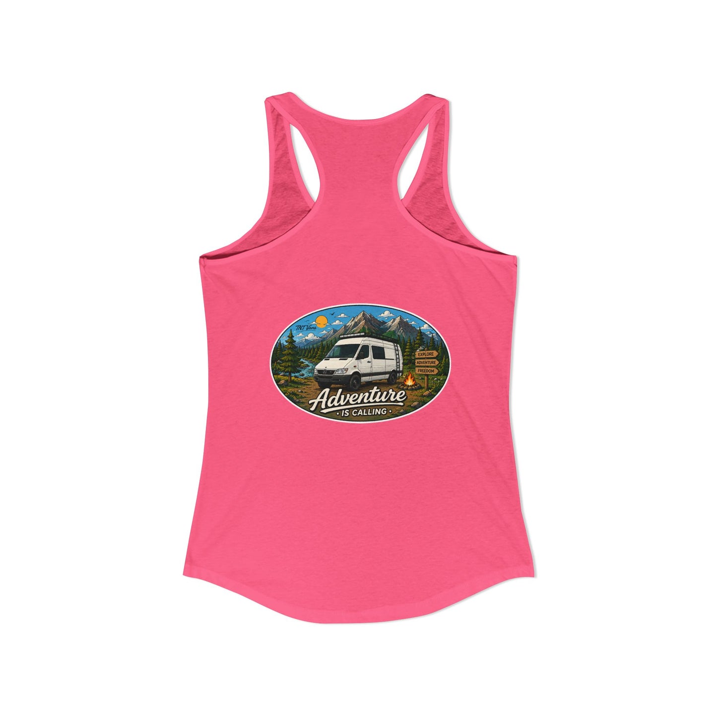 Sprinter T1N Merchandise Adventure is Calling Women's Ideal Racerback Tank