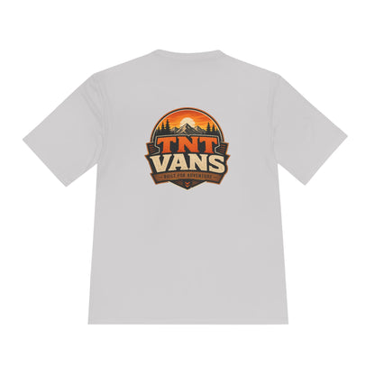 TNTvans Merchandise Built for Adventure Unisex Moisture Wicking Tee