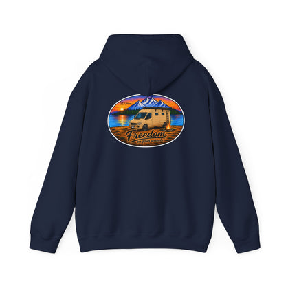 Sprinter T1N Merchandise Van Freedom on Four Wheels Unisex Heavy Blend™ Hooded Sweatshirt