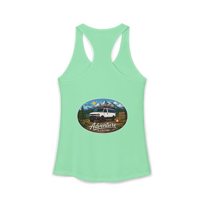 Chevy Express Merchandise Adventure is Calling Women's Ideal Racerback Tank