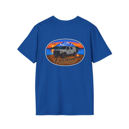 Ford Econoline Freedom on Four Wheels Unisex Softstyle T-Shirt