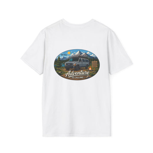 Ford Econoline Merchandise Adventure is Calling Unisex Softstyle T-Shirt