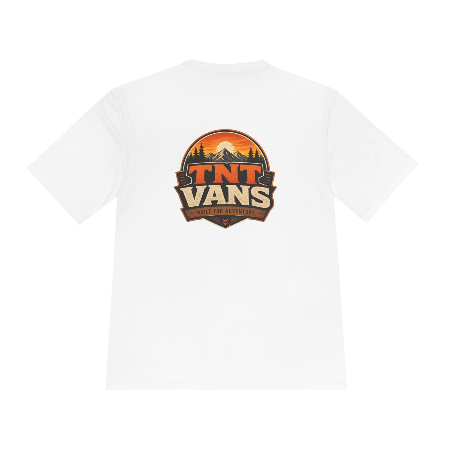 TNTvans Merchandise Built for Adventure Unisex Moisture Wicking Tee