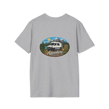 Mercedes Sprinter Merchandise Adventure is Calling Unisex Softstyle T-Shirt