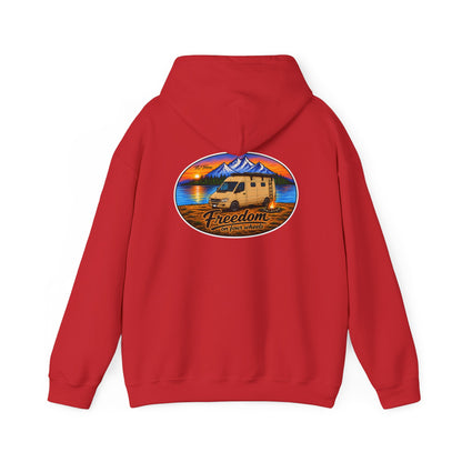 Sprinter T1N Merchandise Van Freedom on Four Wheels Unisex Heavy Blend™ Hooded Sweatshirt