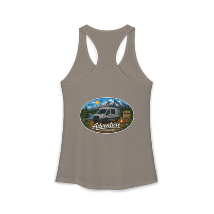 Ford Transit Merchandise Adventure is Calling Women's Ideal Racerback Tank