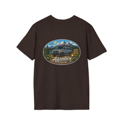 Ford Econoline Merchandise Adventure is Calling Unisex Softstyle T-Shirt