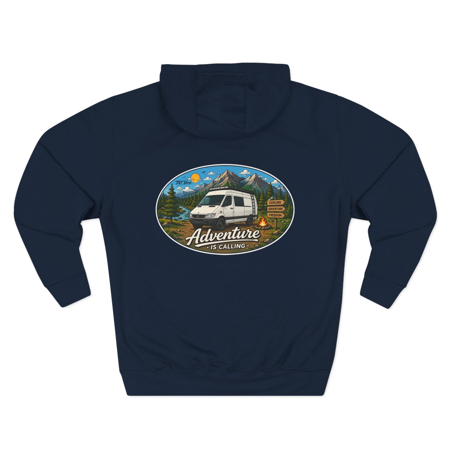 Sprinter T1N Merchandise Adventure is Calling Three-Panel Fleece Hoodie