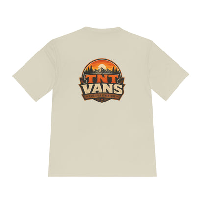 TNTvans Merchandise Built for Adventure Unisex Moisture Wicking Tee