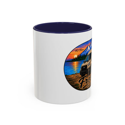 Ford Transit Freedom on Four Wheels Accent Coffee Mug (11, 15oz)