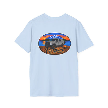 Ford Econoline Freedom on Four Wheels Unisex Softstyle T-Shirt
