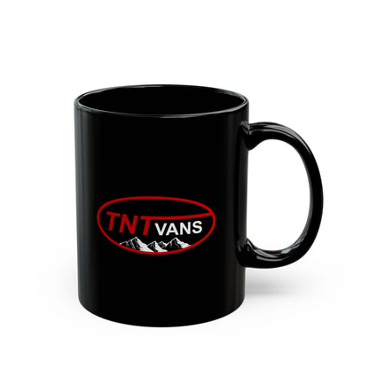 TNT Vans Black Mug - Perfect for Coffee Lovers, Mountain Enthusiasts, and Travelers, Gift for Holidays and Celebrations