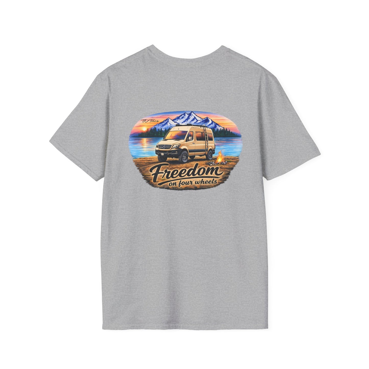 Mercedes Sprinter Van T-Shirt Freedom on Four Wheels