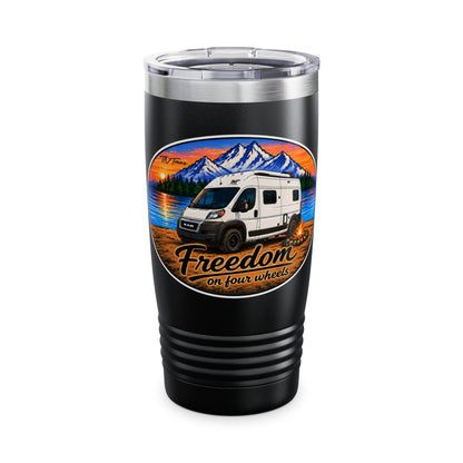 Ram ProMaster Merchandise Freedom on Four Wheels Ringneck Tumbler, 20oz