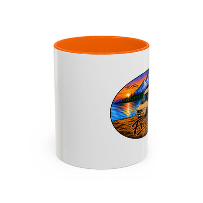 Sprinter T1N Freedom on Four Wheels Accent Coffee Mug (11, 15oz)