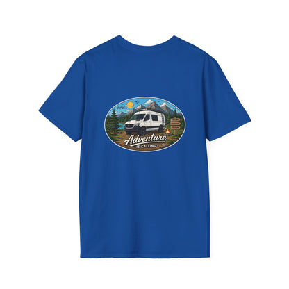 Mercedes Sprinter Merchandise Adventure is Calling Unisex Softstyle T-Shirt