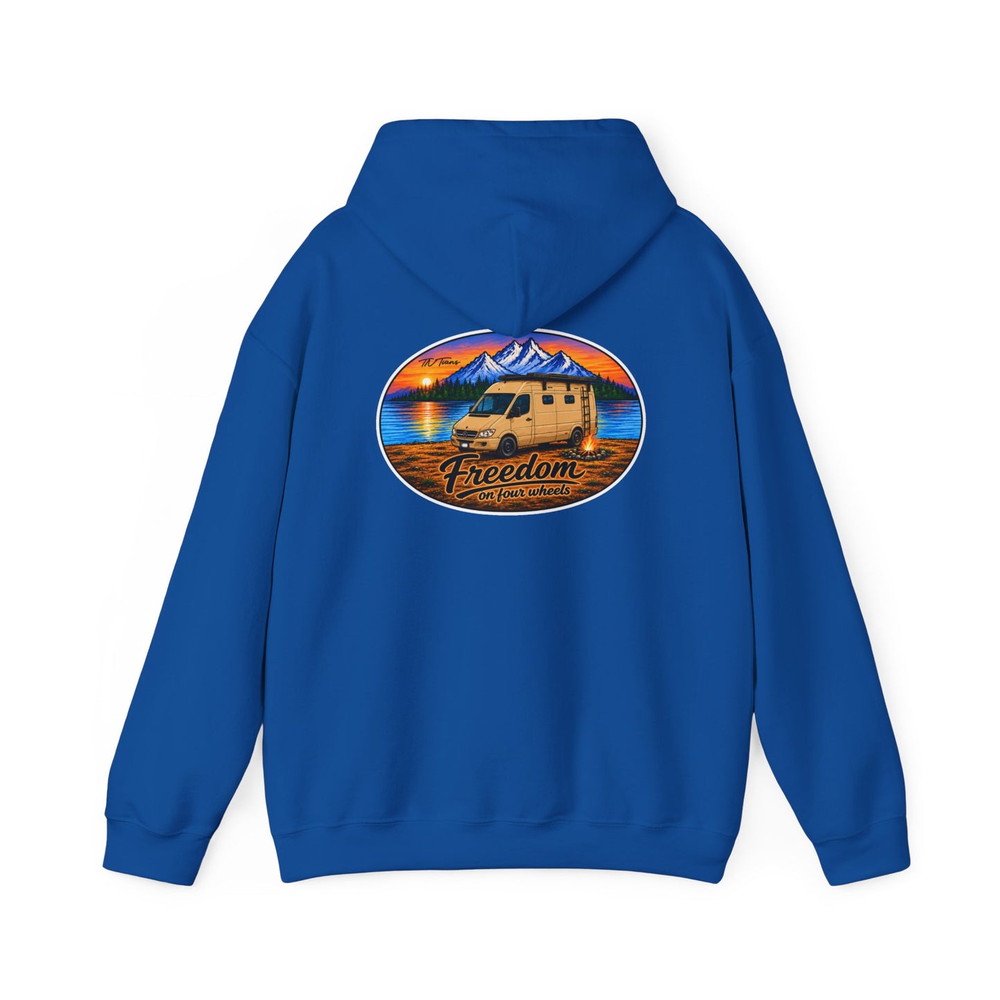 Sprinter T1N Merchandise Van Freedom on Four Wheels Unisex Heavy Blend™ Hooded Sweatshirt