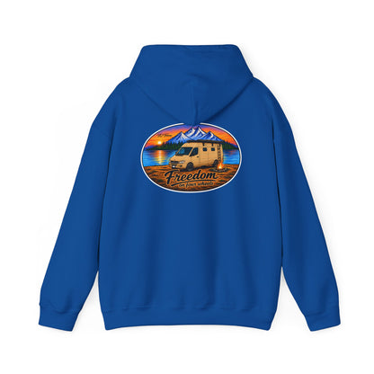 Sprinter T1N Merchandise Van Freedom on Four Wheels Unisex Heavy Blend™ Hooded Sweatshirt