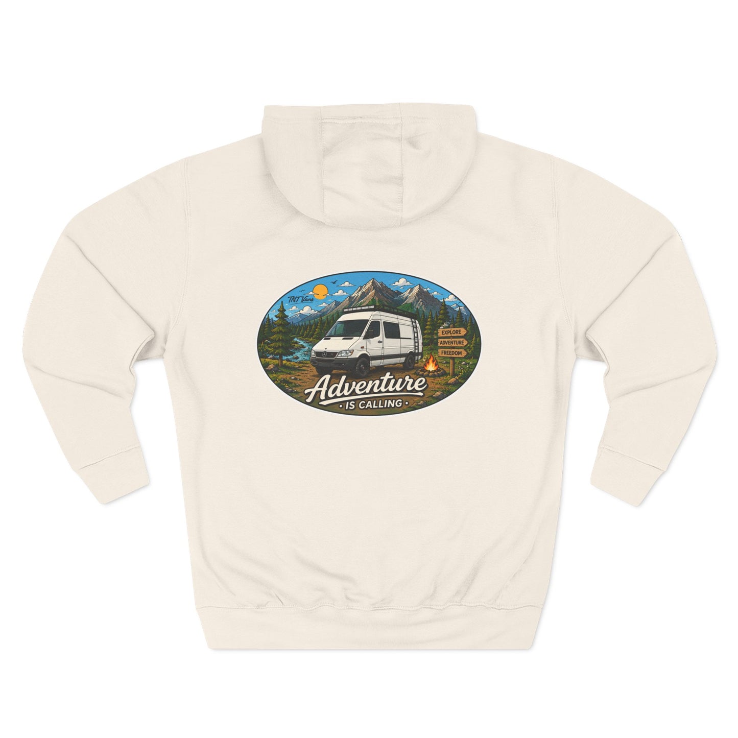 Sprinter T1N Merchandise Adventure is Calling Three-Panel Fleece Hoodie