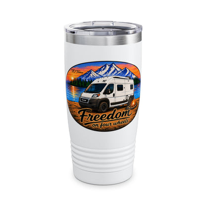 Ram ProMaster Merchandise Freedom on Four Wheels Ringneck Tumbler, 20oz