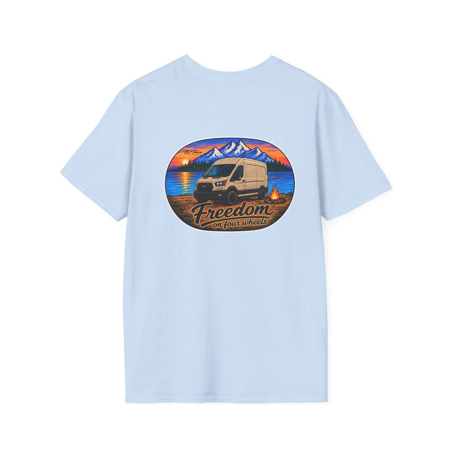 Ford Transit T-Shirt Freedom on Four Wheels