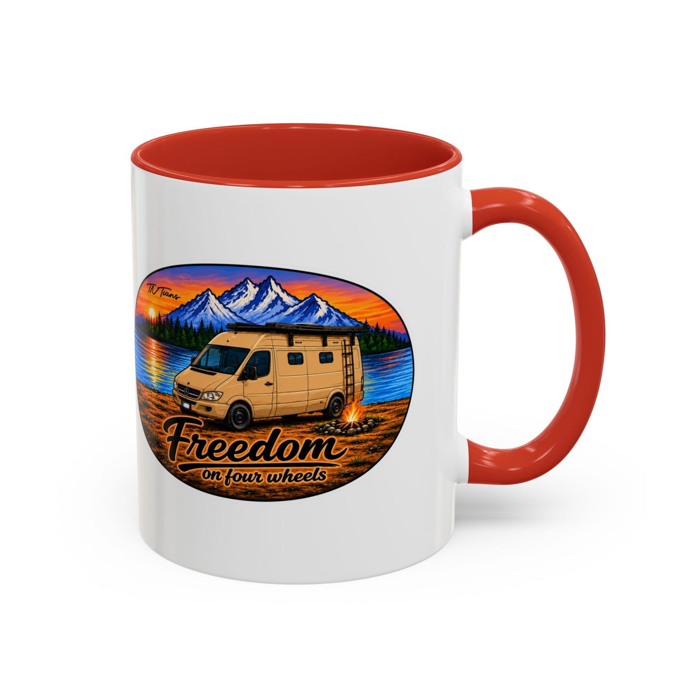 Sprinter T1N Freedom on Four Wheels Accent Coffee Mug (11, 15oz)